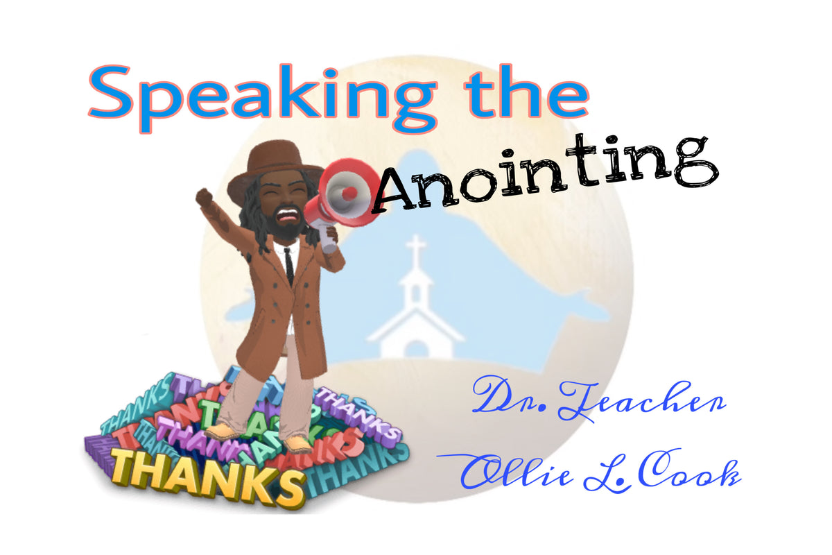 Speaking the Anointing
